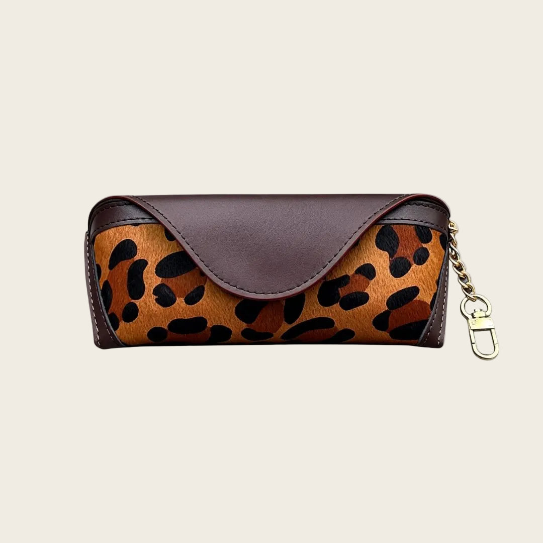 LEOPARD GLASSES BAG